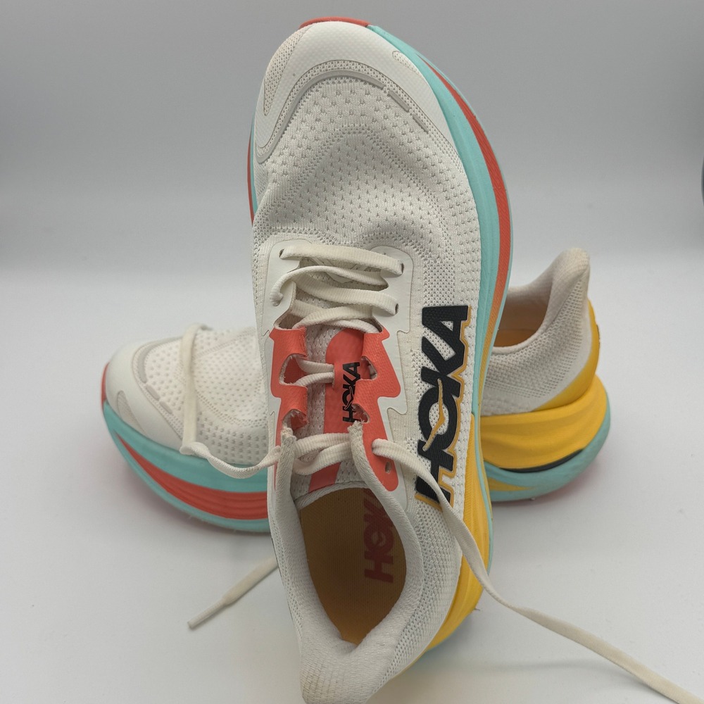 Hoka Skyward X Womens Running Shoes Blanc De Blanc Swimsuit Size 7.5B - Picture 7 of 13